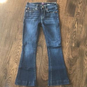 Girls 7 for all mankind bootcut jeans size 10